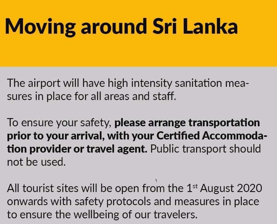 Sri Lanka is readying to welcome travellers from across the world