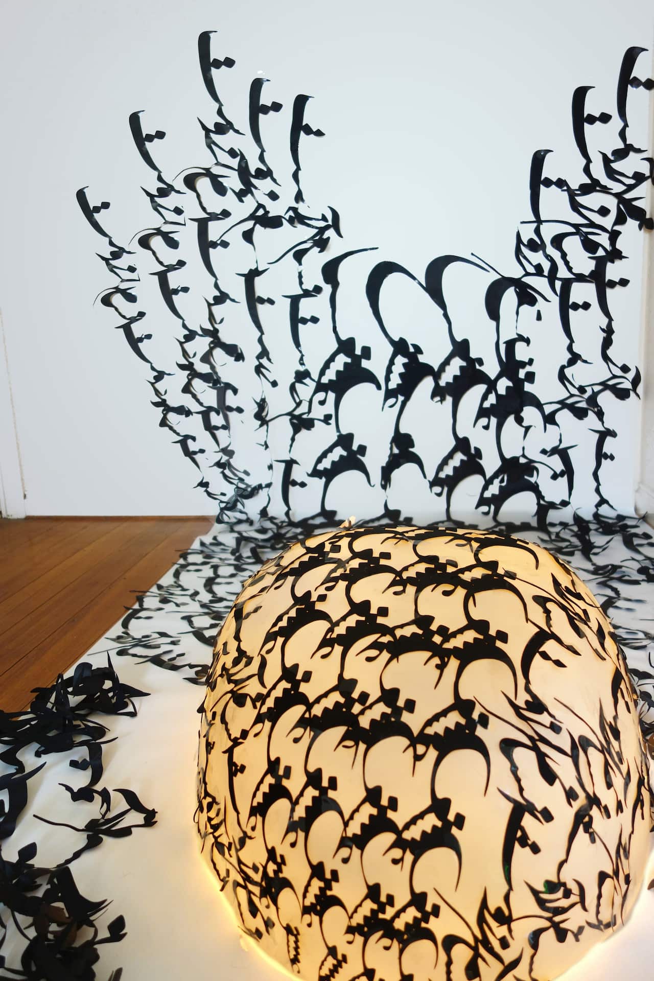 Artwork by Nasrin Rasoulzadeh