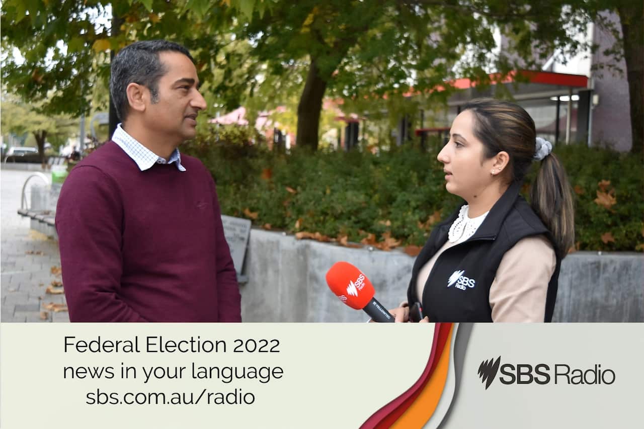SBS Nepali at the 2022 Election Exchange program in Launceston, Tasmania.