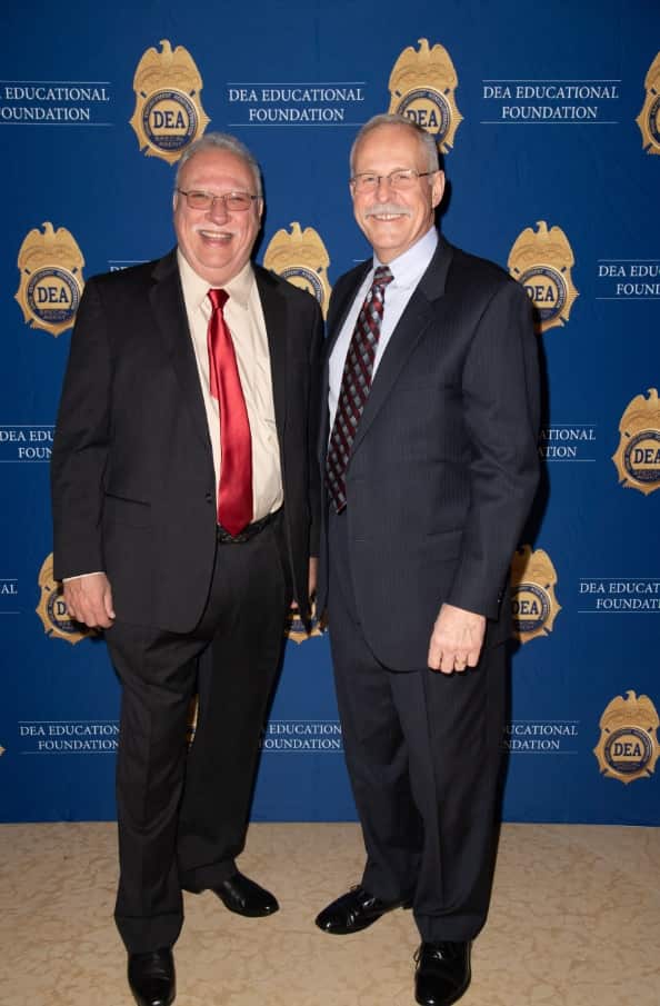 Javier Pena (L) and Steve Murphy