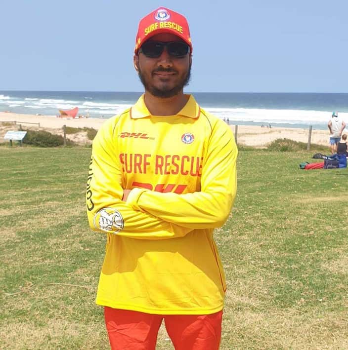 Murtaza volunteers his time every Sunday as a lifesaver.