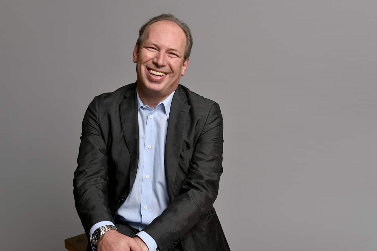 Zimmer am Rand der Oscar-Verleihung 2015 in Los Angeles