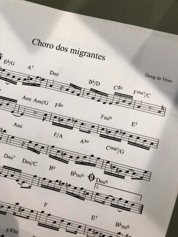 Doug de Vries music sheet