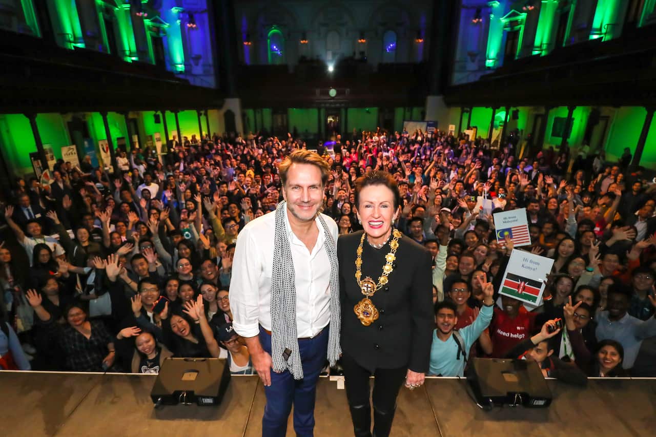 A mobile application offering students multilingual legal information has been launched at the annual Lord Mayor’s Welcome for international students at Sydney Town Hall