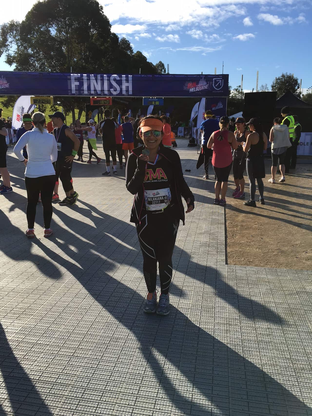 Nilanjana Bhattacharya at Run Melbourne