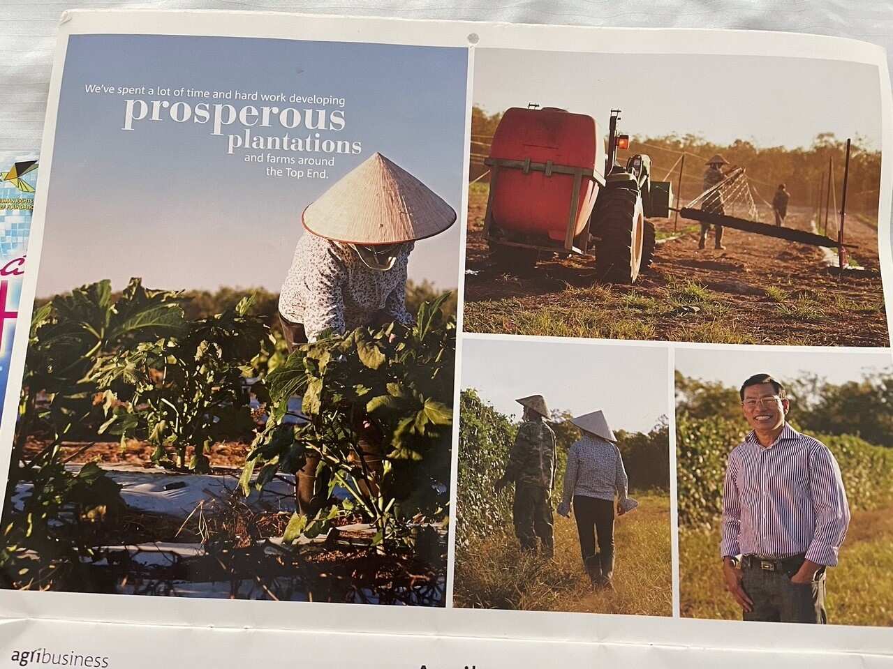 Sợ đóng góp của Hội Nông gia Người Việt Bắc Úc cho ngành nông nghiệp điạ phương