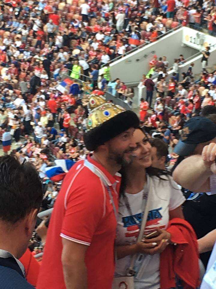 At Luzhniki Staduium