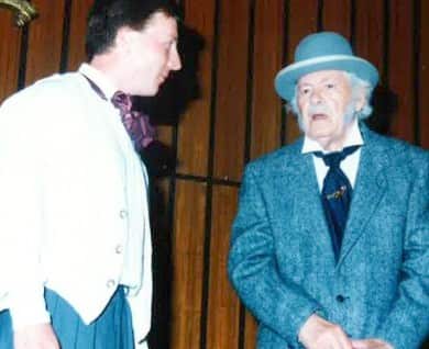 Mark Skosyrev and Lev Kotynyuk in the play 1995