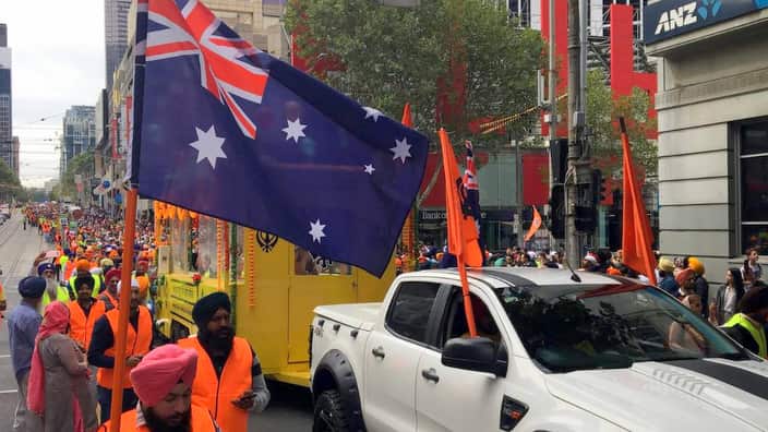 Thousands celebrated Vaisakhi in the heart of Melbourne