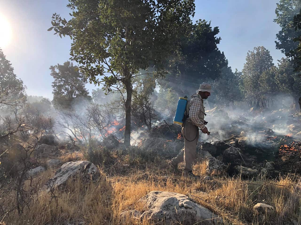 Fires in Assyrian villages in KRG
