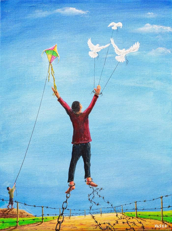 Naser's wings to freedom