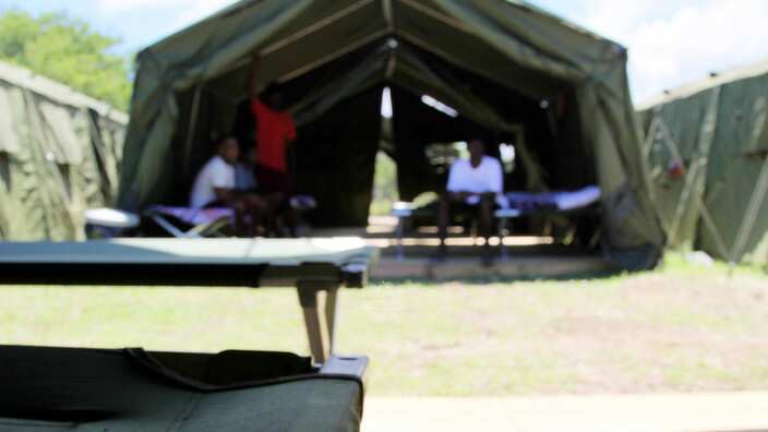 **STOCK** Supplied image of tent accommodation at the federal government's offshore detention centre in Nauru, Friday, Sept. 14, 2012. (AAP Image/Department of Immigration) NO ARCHIVING, EDITORIAL USE ONLY