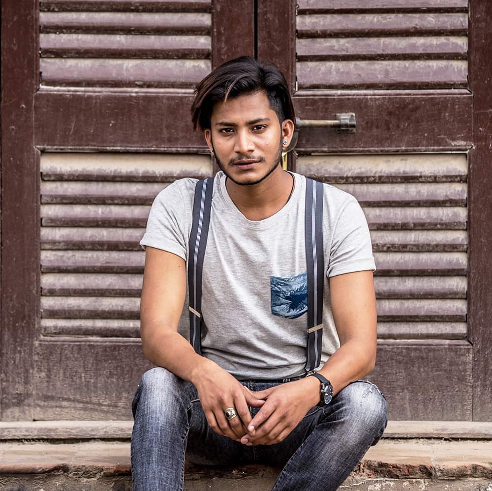 Nepali actor Nazir Hussain.