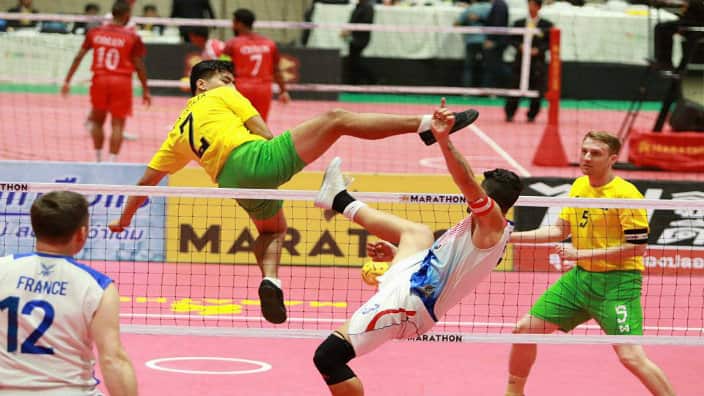 Australia vs France at 32th King Cup 2017 in Bangkok