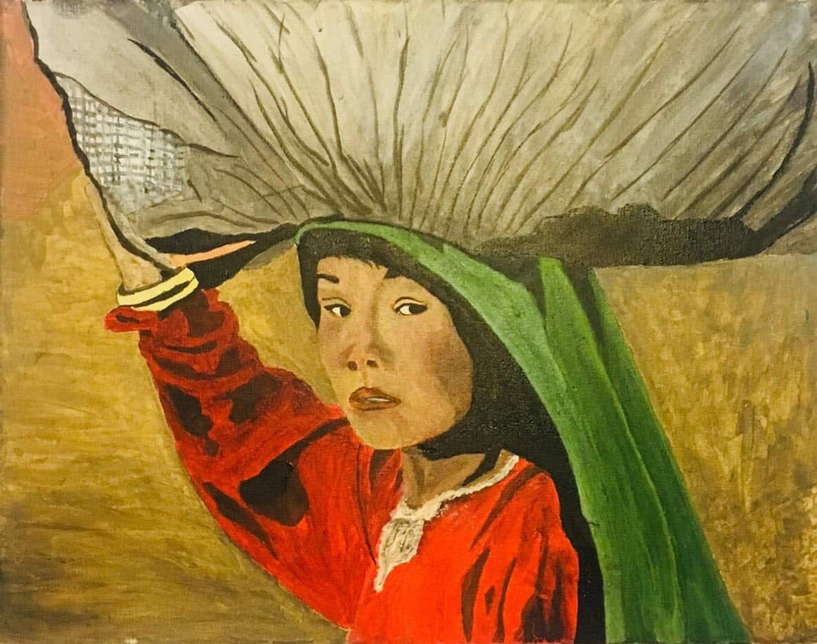 Neelab Haidari's painting