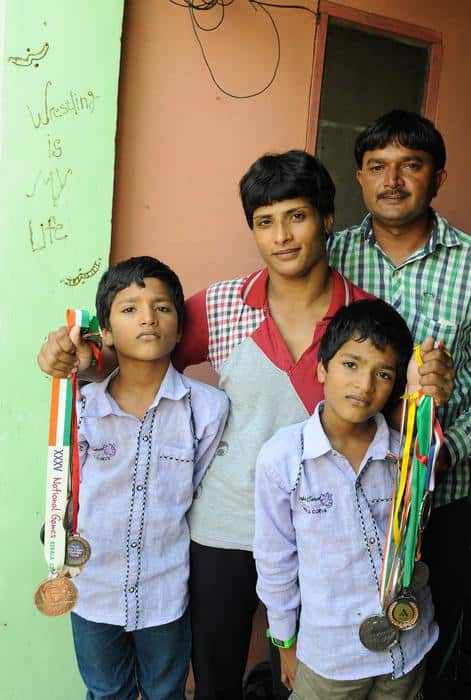 Profile Shoot Of International Wrestler Neetu