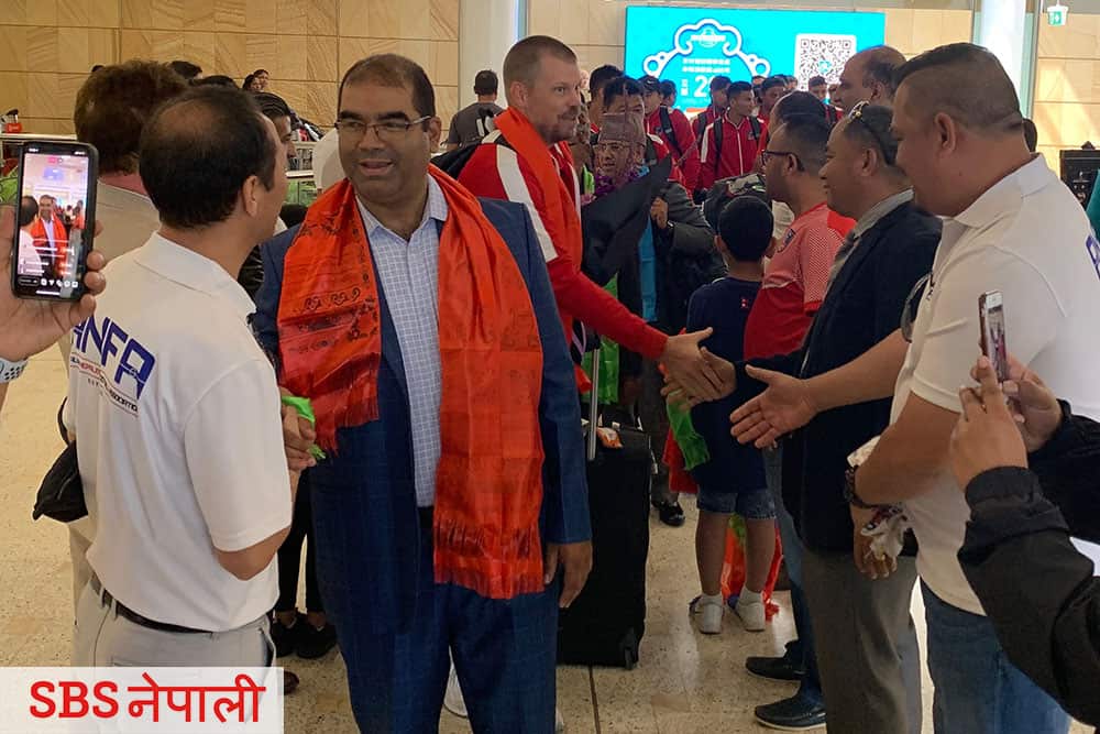 Nepali Football Team arrives in Australia
