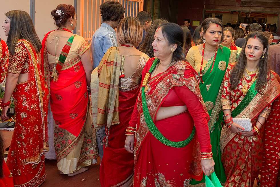 Nepali ladies in traditional attire in Australia Nepali women dress