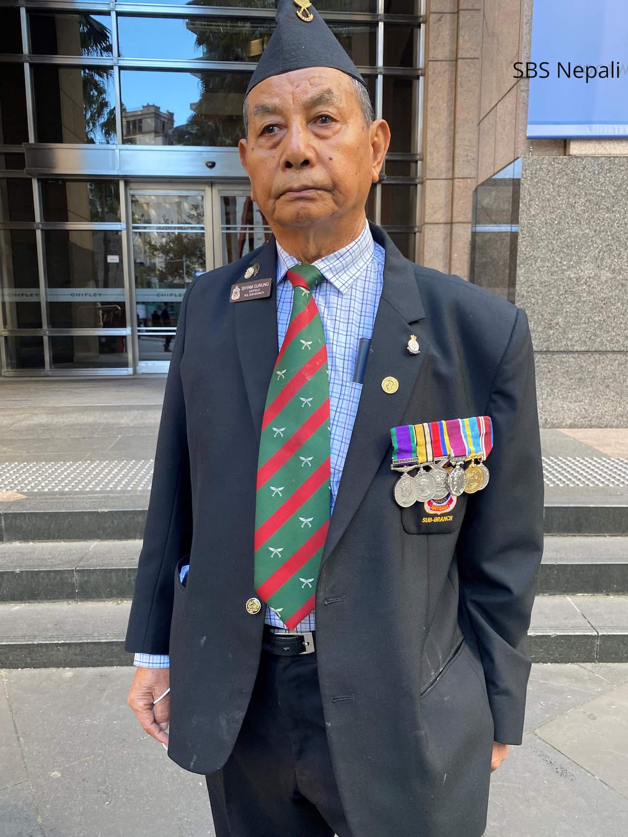 Former British Gurkha and Nepal Army members took part in 2021 Anzac Day parade in Sydney