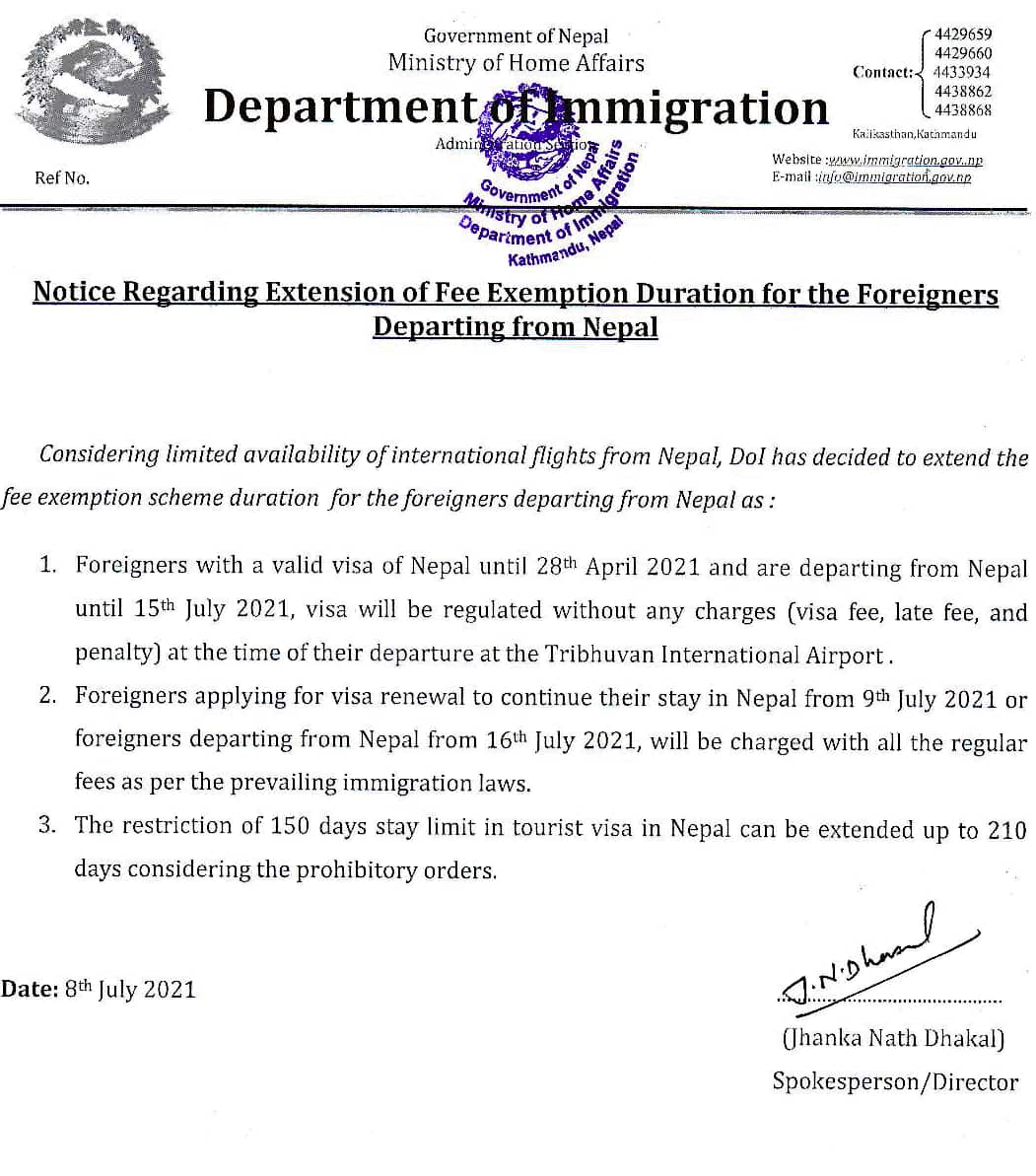 Nepal's Department of Immigration