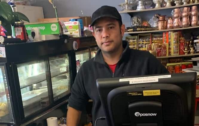 Saroj Khatri says his shop has been broken into twice within two years. Source: SBS Nepali