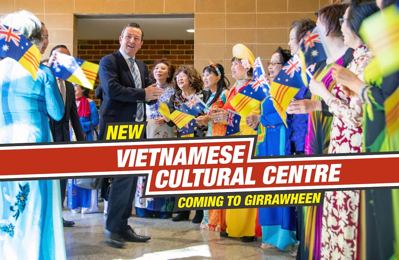 Thủ hiến Tây Úc Mark McGowan được CDNVTD chào đón nồng nhiệt