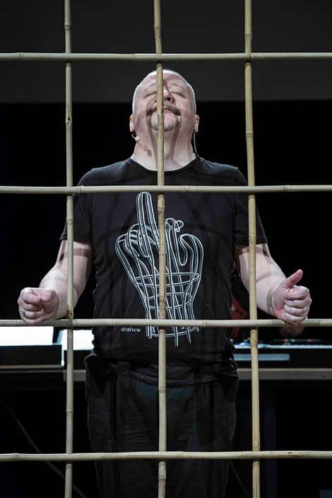 Nederland Amsterdam 31 mei 2018.Act for Democracy! Freedom Lecture: Belarus Free Theatre.Foto: Jan Boeve / Forum on European Culture