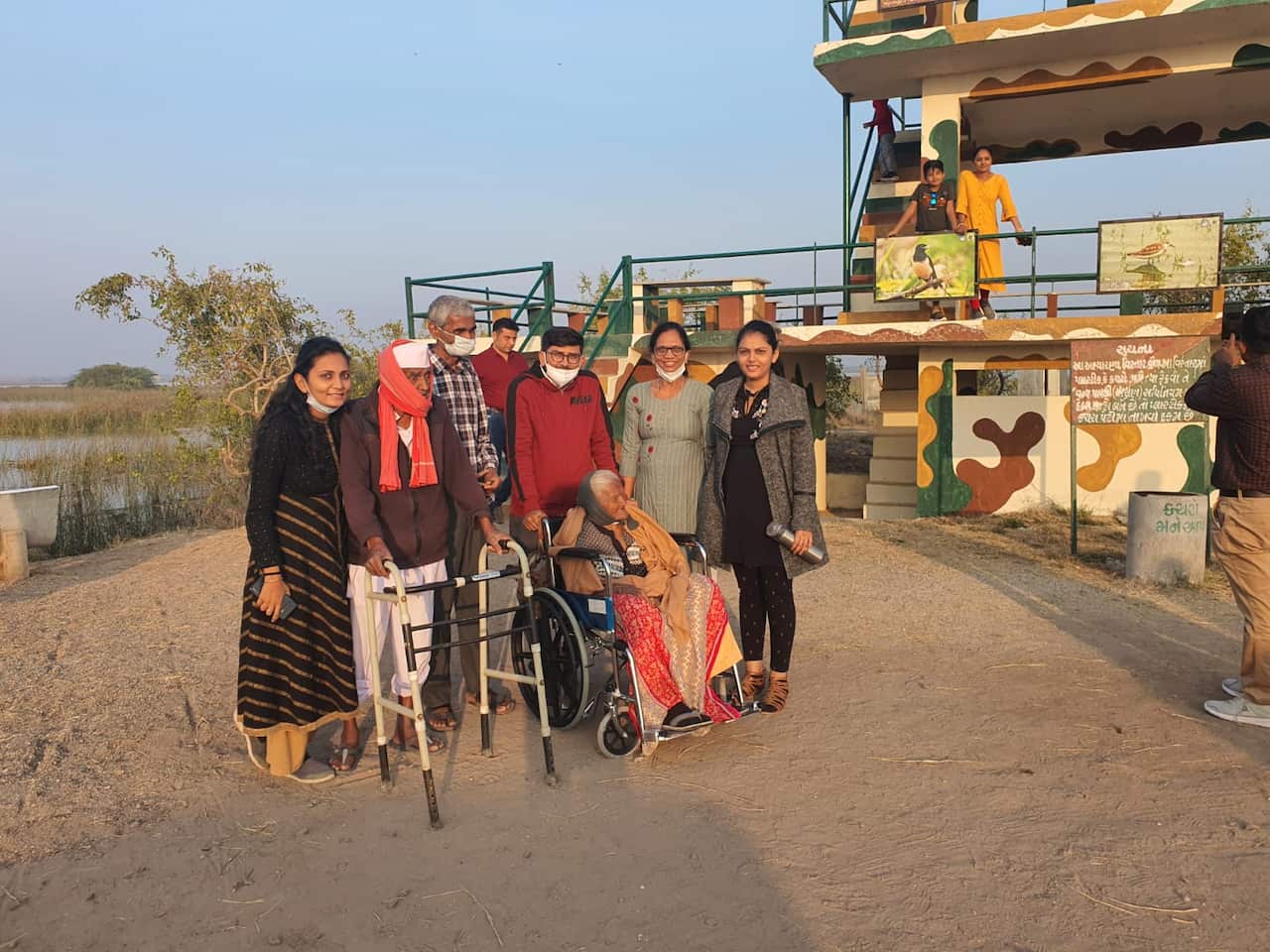 The Hirparas on a family outing in Gujarat.