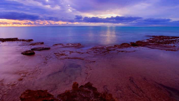 Sunset over the Ningaloo Reef