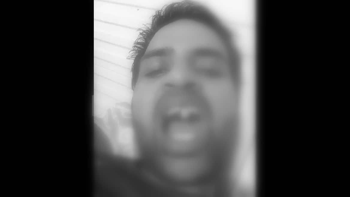 Haji Nisar on Nauru. He claims he was punched by someone last week.