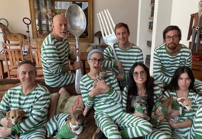 '가족의 유대감'... 브루스 윌리스 가족