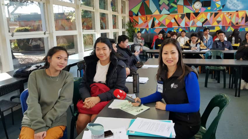 VSL Khmer class students