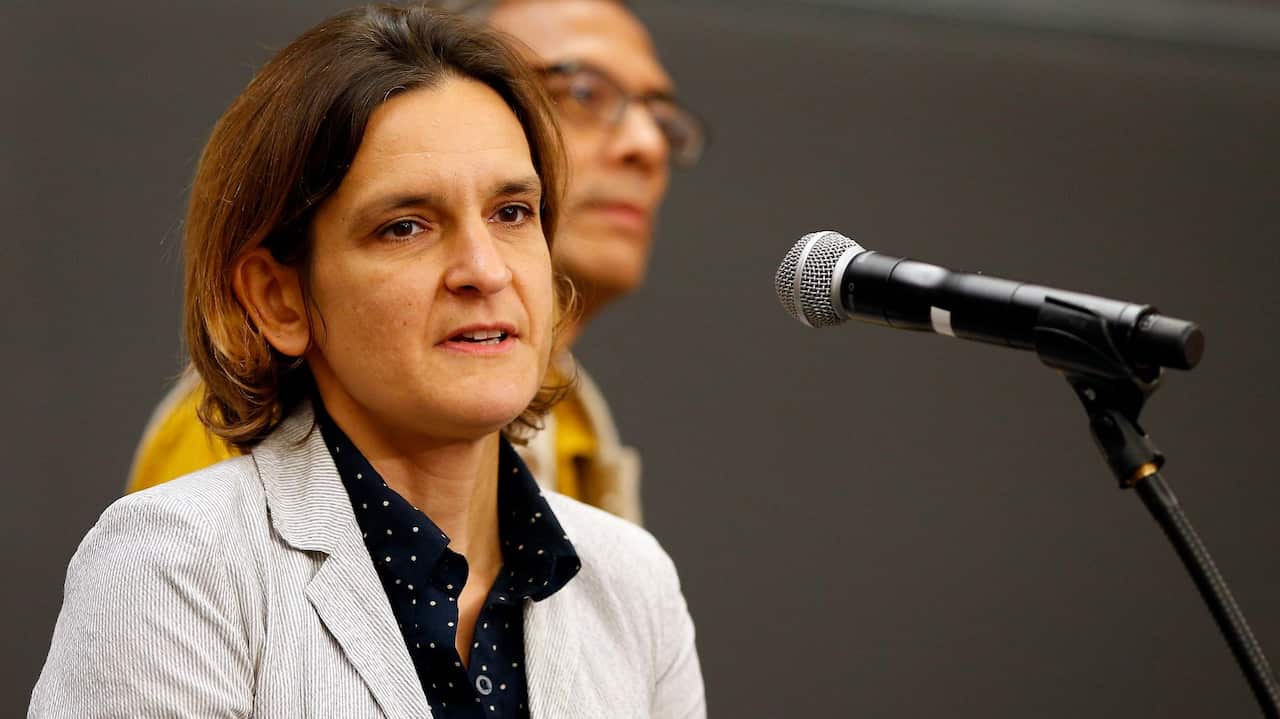 Esther Duflo (L) and her husband Abhijit Banerjee (R) who along with Michael Kremer (not pictured) are the winners of the Nobel Prize in Economic Sciences 2019.