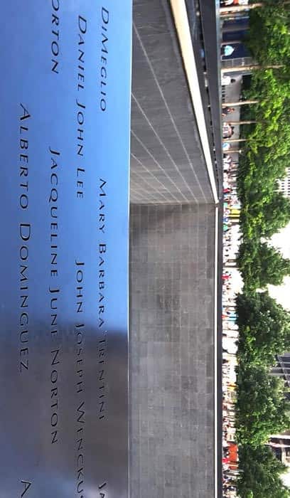 Alberto (Pocho)'s name in "Ground zero" memorial 