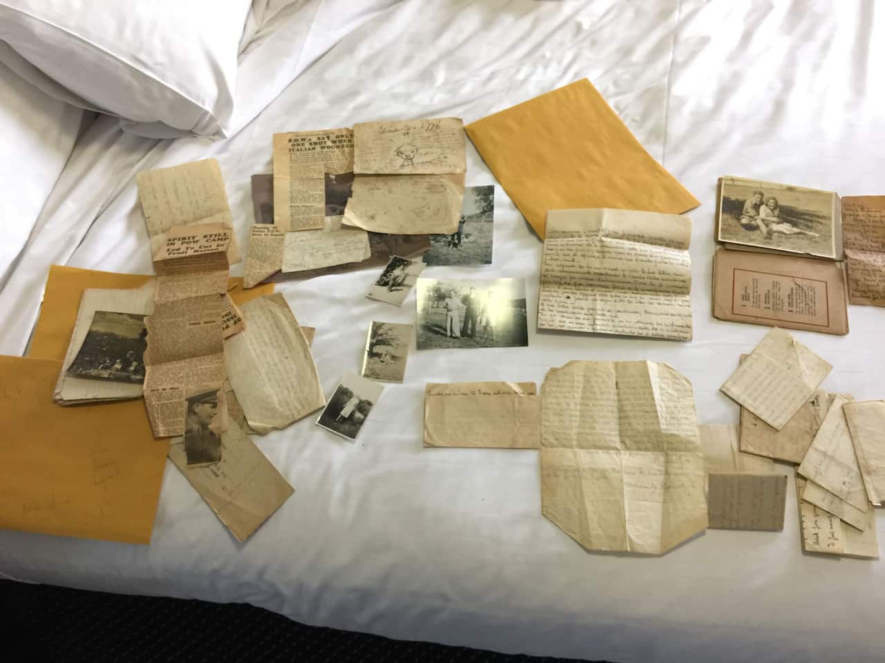 Nora’s letters and photographs.