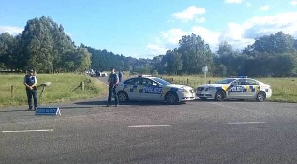 Four police officers shot by a gunman