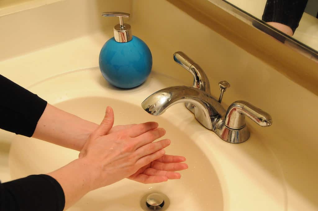 People were encouraged to wash their hands a lot during the height of the pandemic.