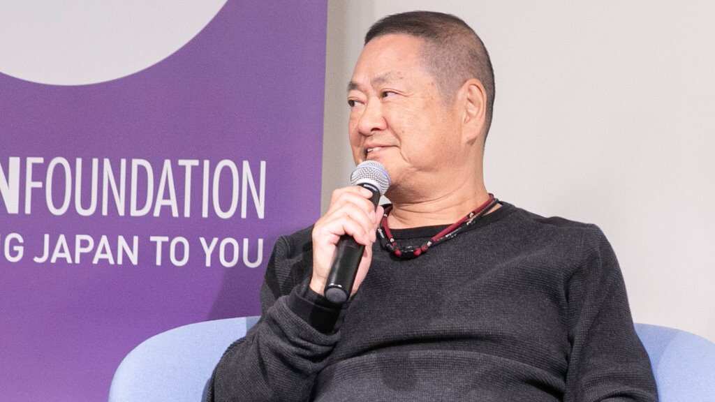 Hiromasa Ogura at a talk event at the Japan Foundation, Sydney