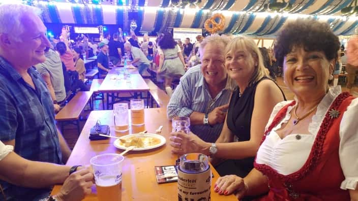 Austrian-born Maria (r.) has been to the Oktoberfest in Munich numerous times, however, she is convinced that the Brisbane version is as close to the original as it can get.