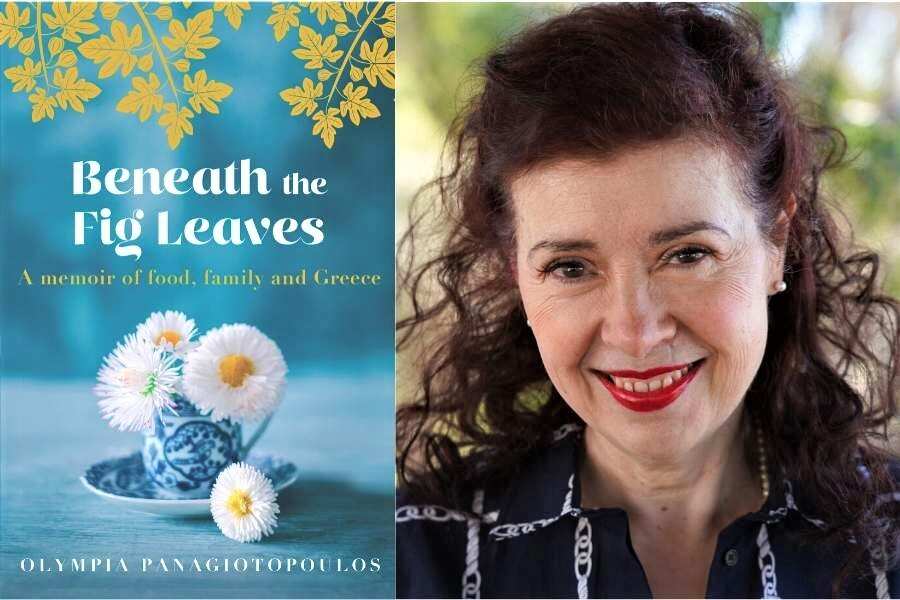Greek Australian Olympia Panagiotopoulos' debut memoir "Beneath the Fig Leaves". 