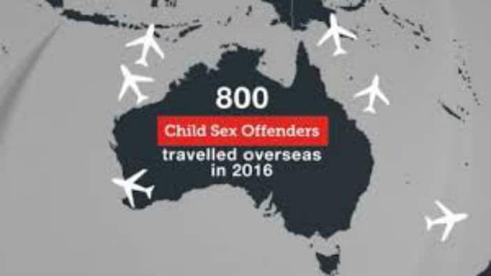 Child sex offenders travelling overseas