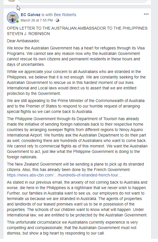 EC Galvez Facebook page