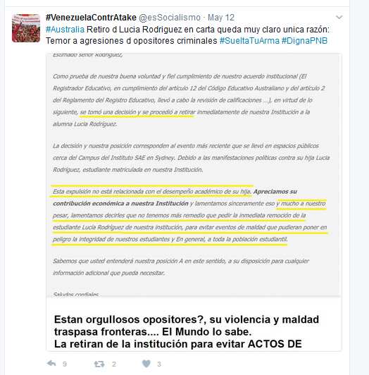 Carta falsa en español