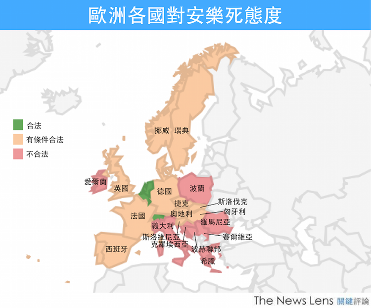 euthanasia in europe