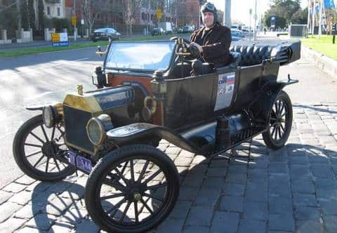 Constantine Mandylas in Canberra before the departure in 2011