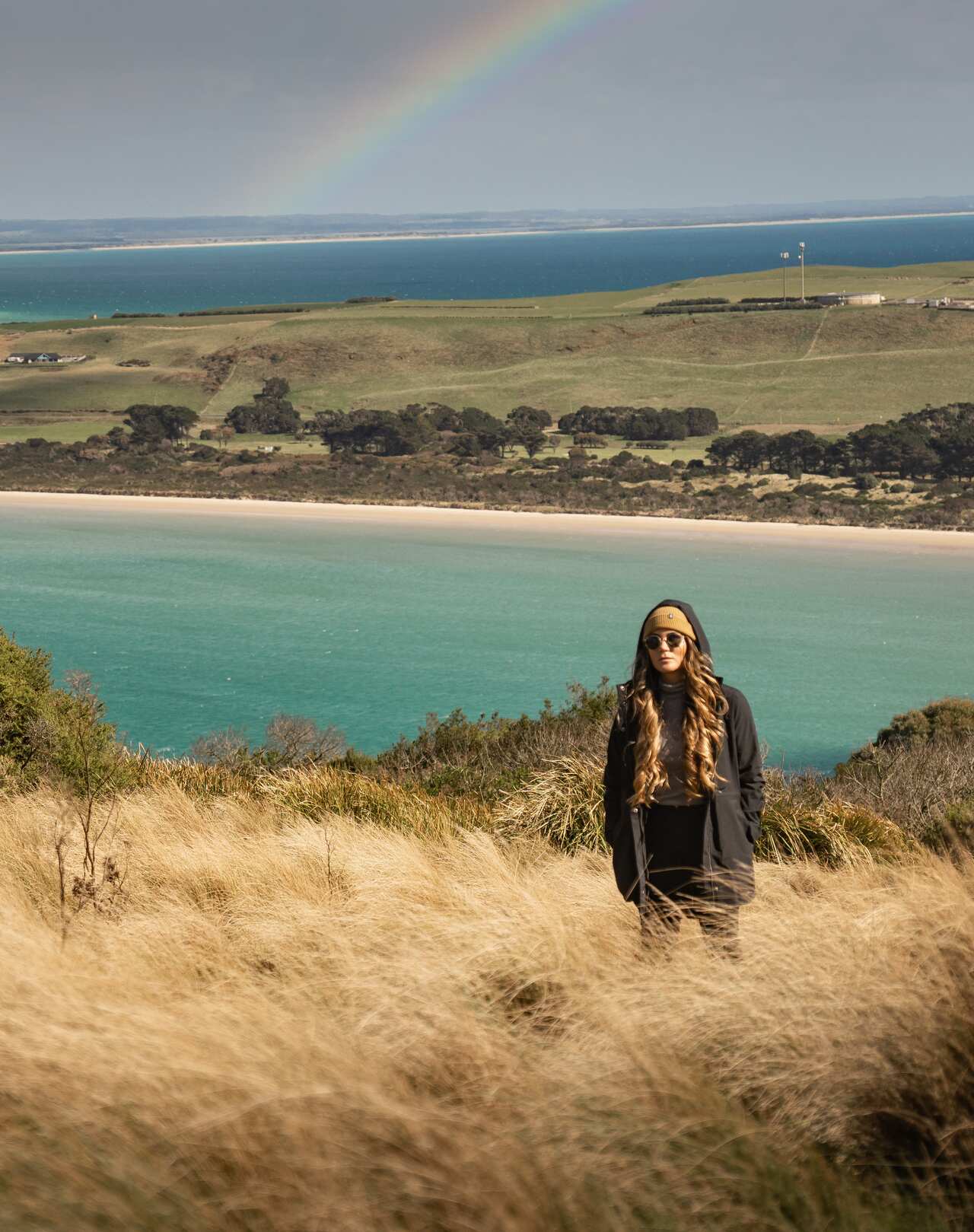 Alejandra en la isla de Tasmania, uno de los estados de Australia.