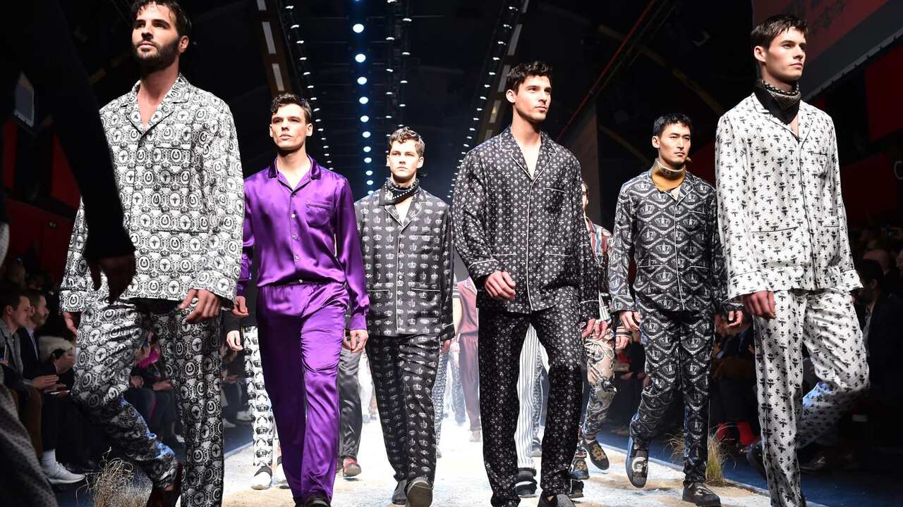 Models present Pajamas and sleepwear