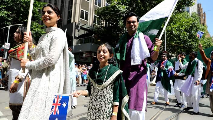 Pakistanis celebrate Australia Day in Melbourne on 26th January.