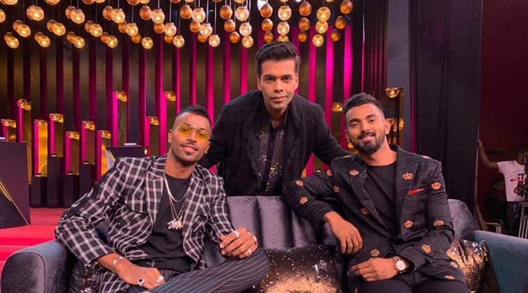 KL Rahul, Hardik Pandya, Karan Johar