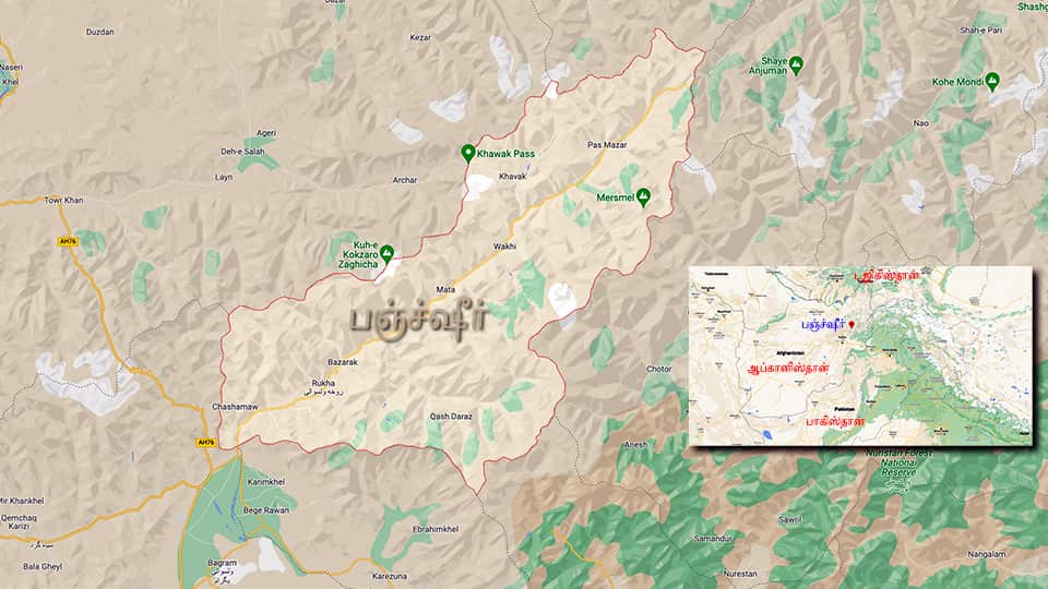 Map of Panjshir